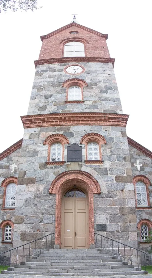 Fish-eye view of the tower