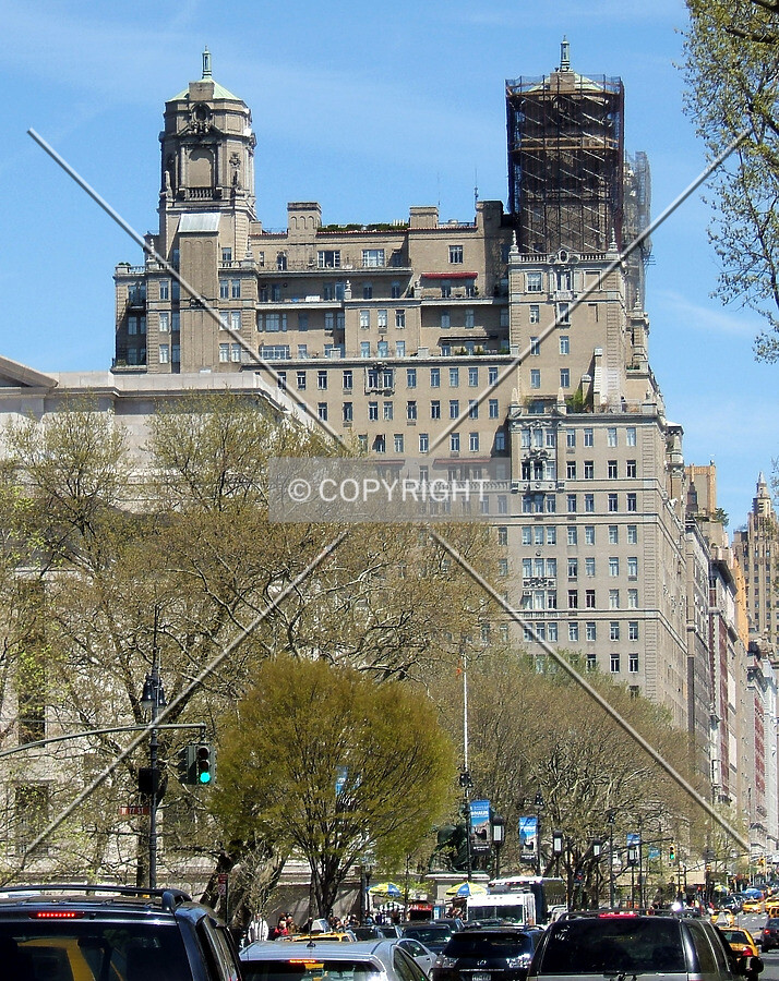 View from the southwest along Central Park West