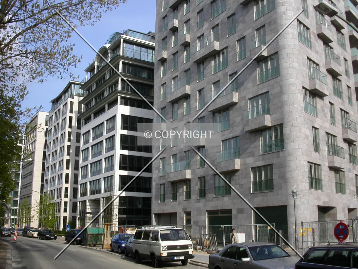 Lennéstrasse as seen from the west