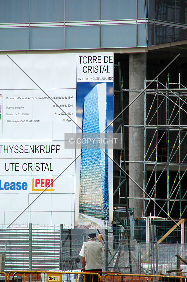Construction billboard on-site