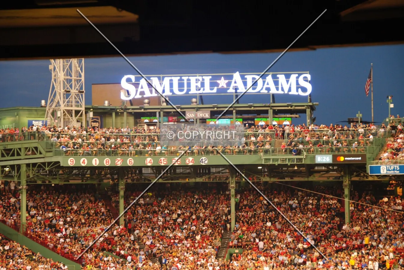 Party deck in right field