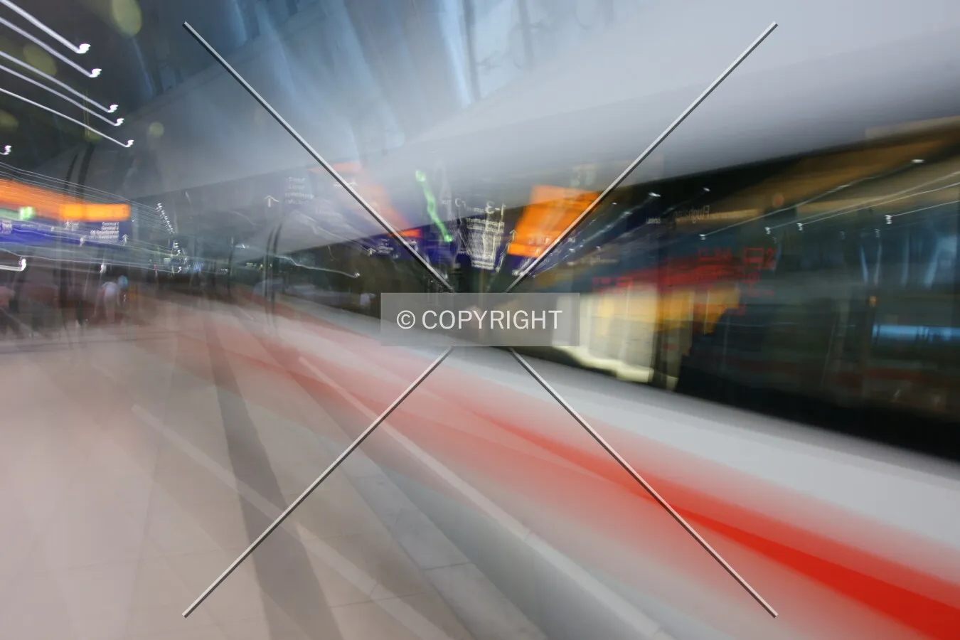 The German high-speed train ICE