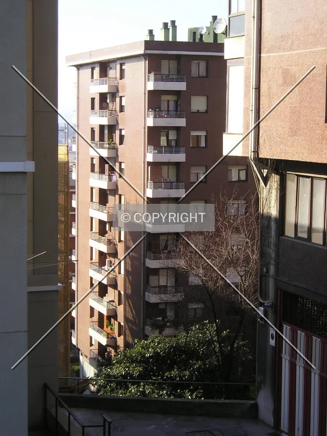 View between buildings