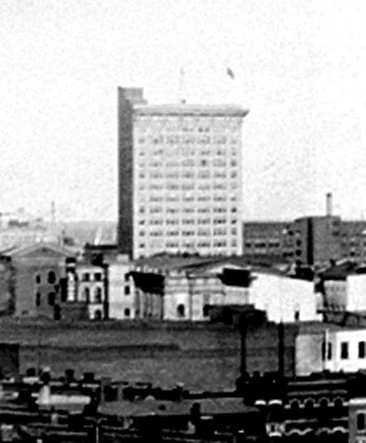 Vintage view from the northwest