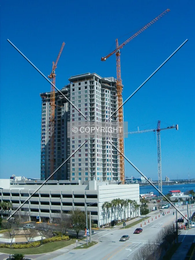 View from a neighboring building looking northeast