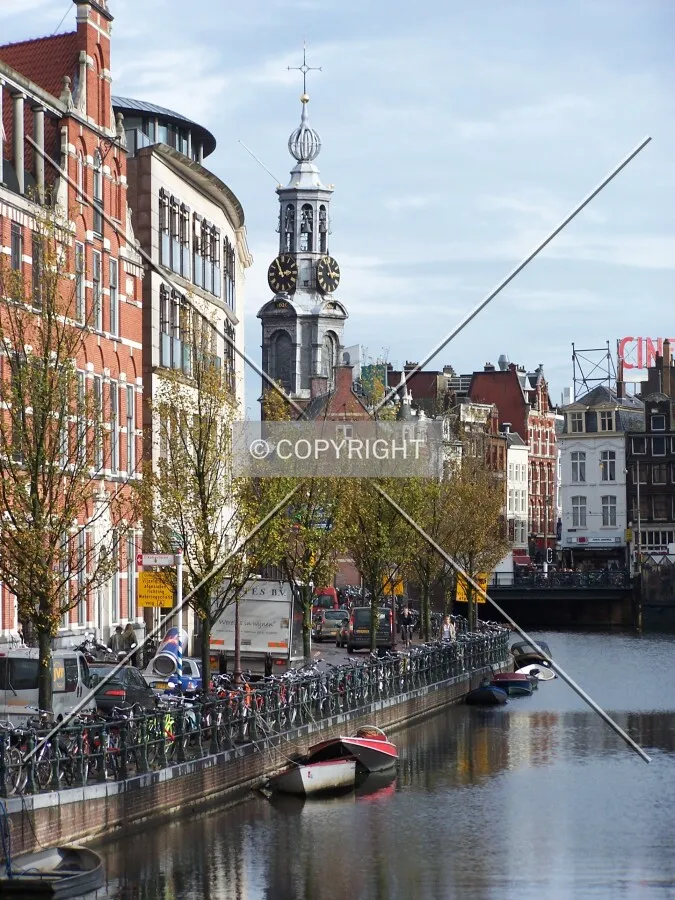 Along the channel