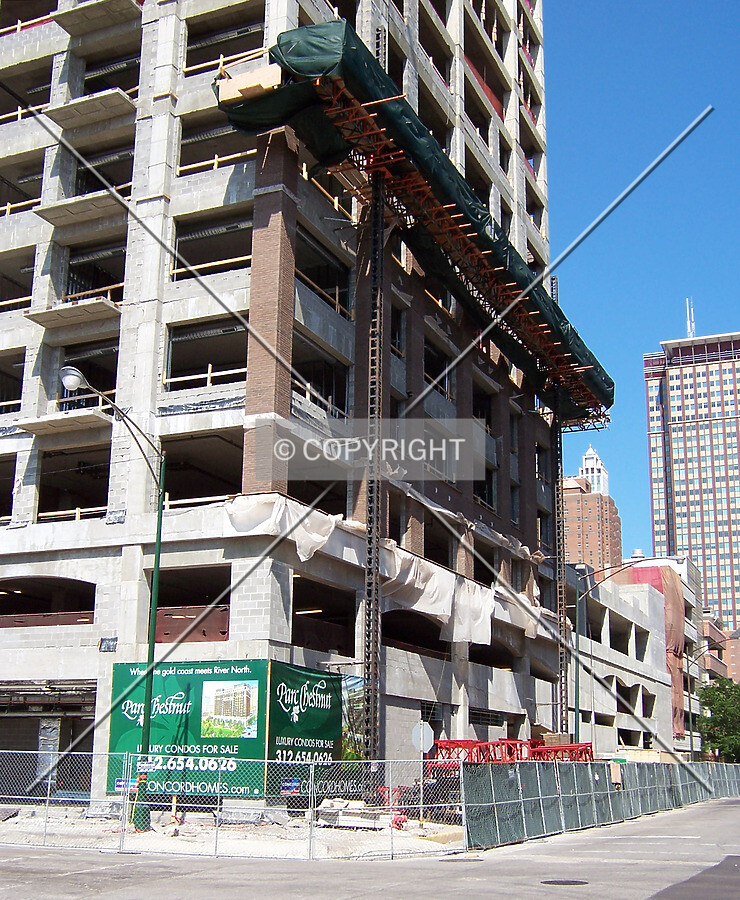 Southwest corner of the base