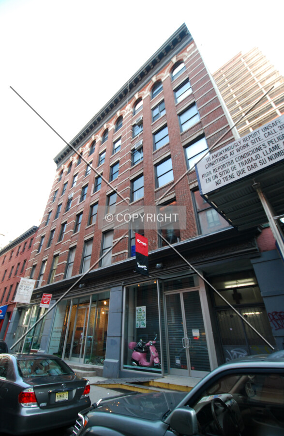 Looking up from Crosby Street