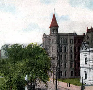 View from the northeast