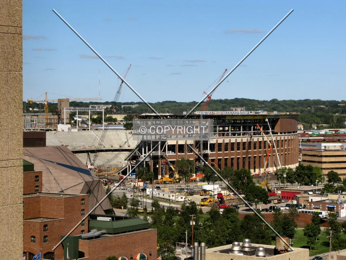View to the northeast from the 12th floor of the Phillips-Wangensteen Building
