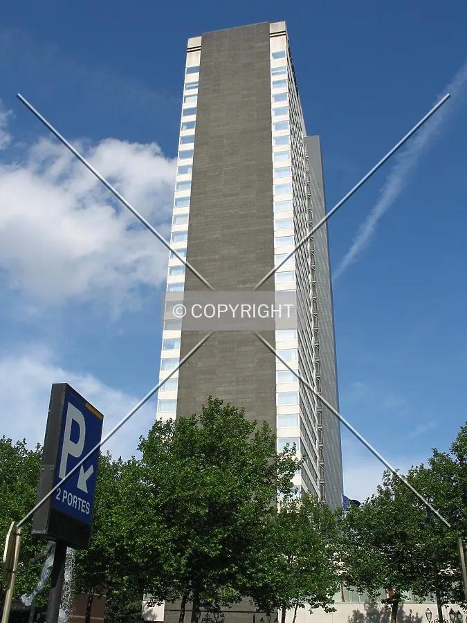 Side view from the southeast