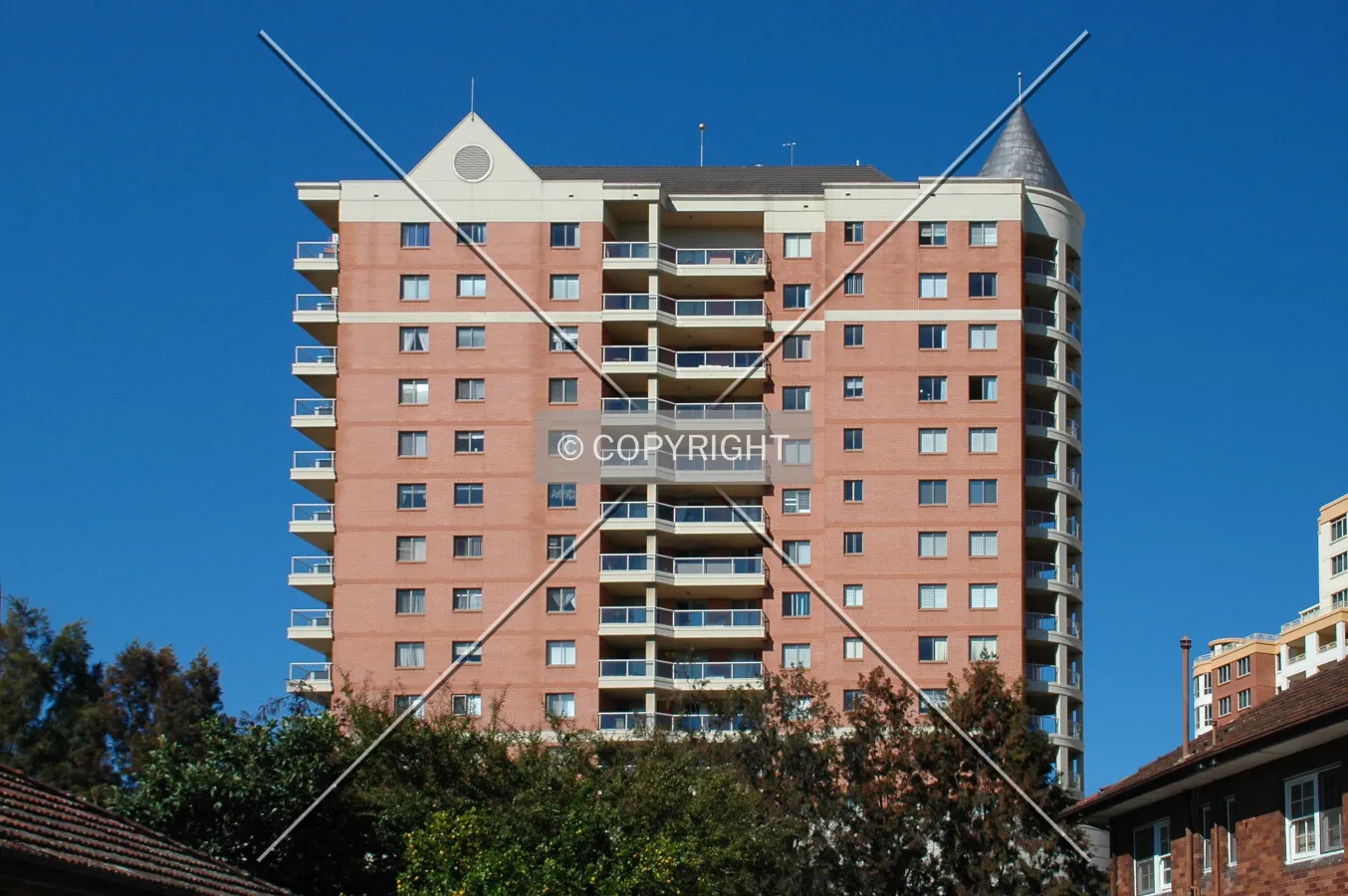 Top of the northwest side