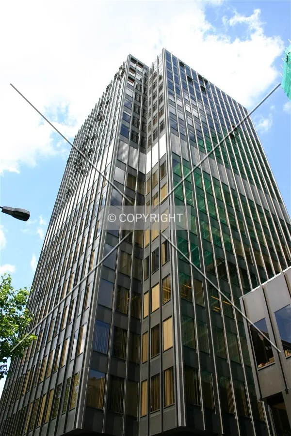 Looking up from Buckingham Gate