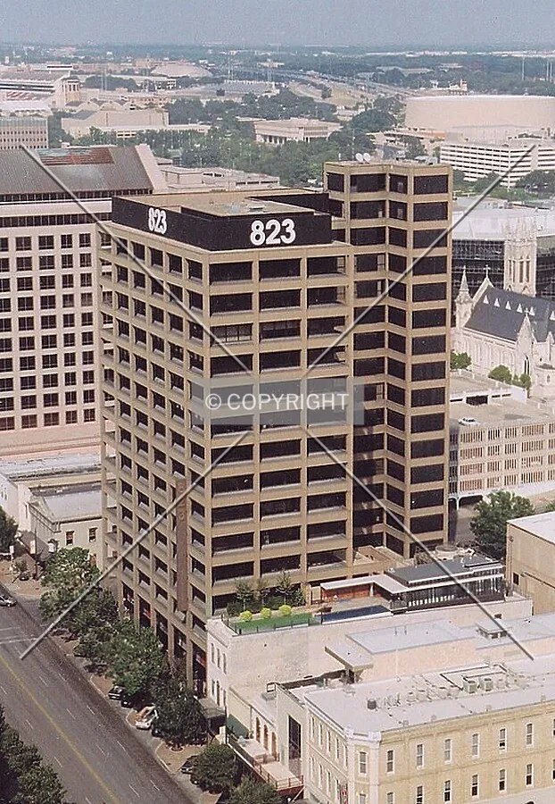 View from southwest from One American Center