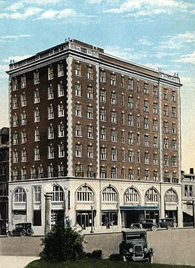 Vintage view from the southeast