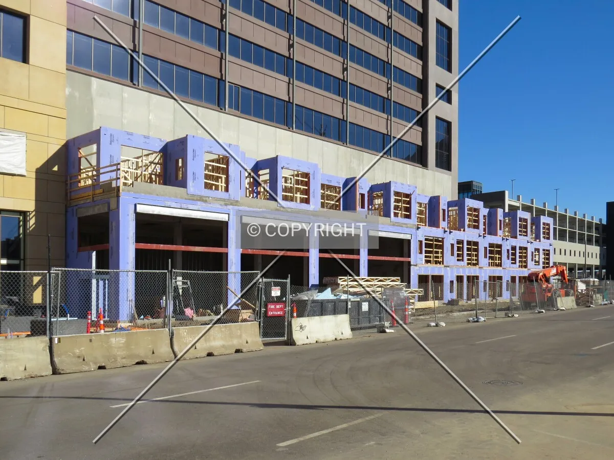 View to the east across 4th Street South