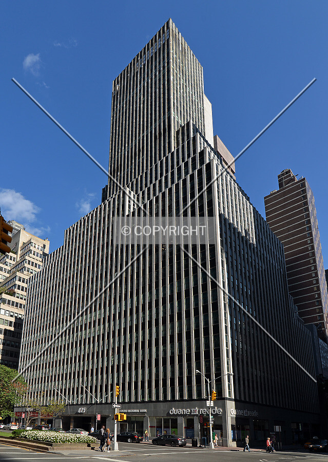 View from the west at Park Avenue and 55th Street