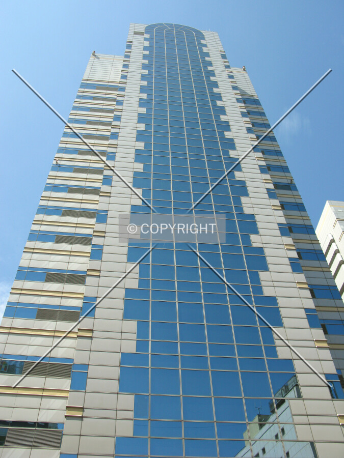 Looking up from the south