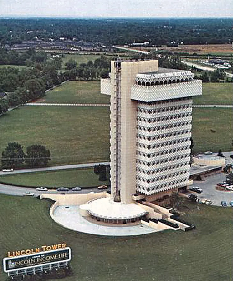 Vintage view from the south