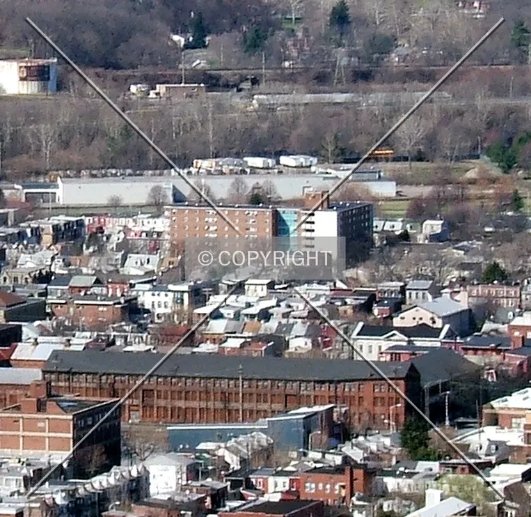 View from the northeast
