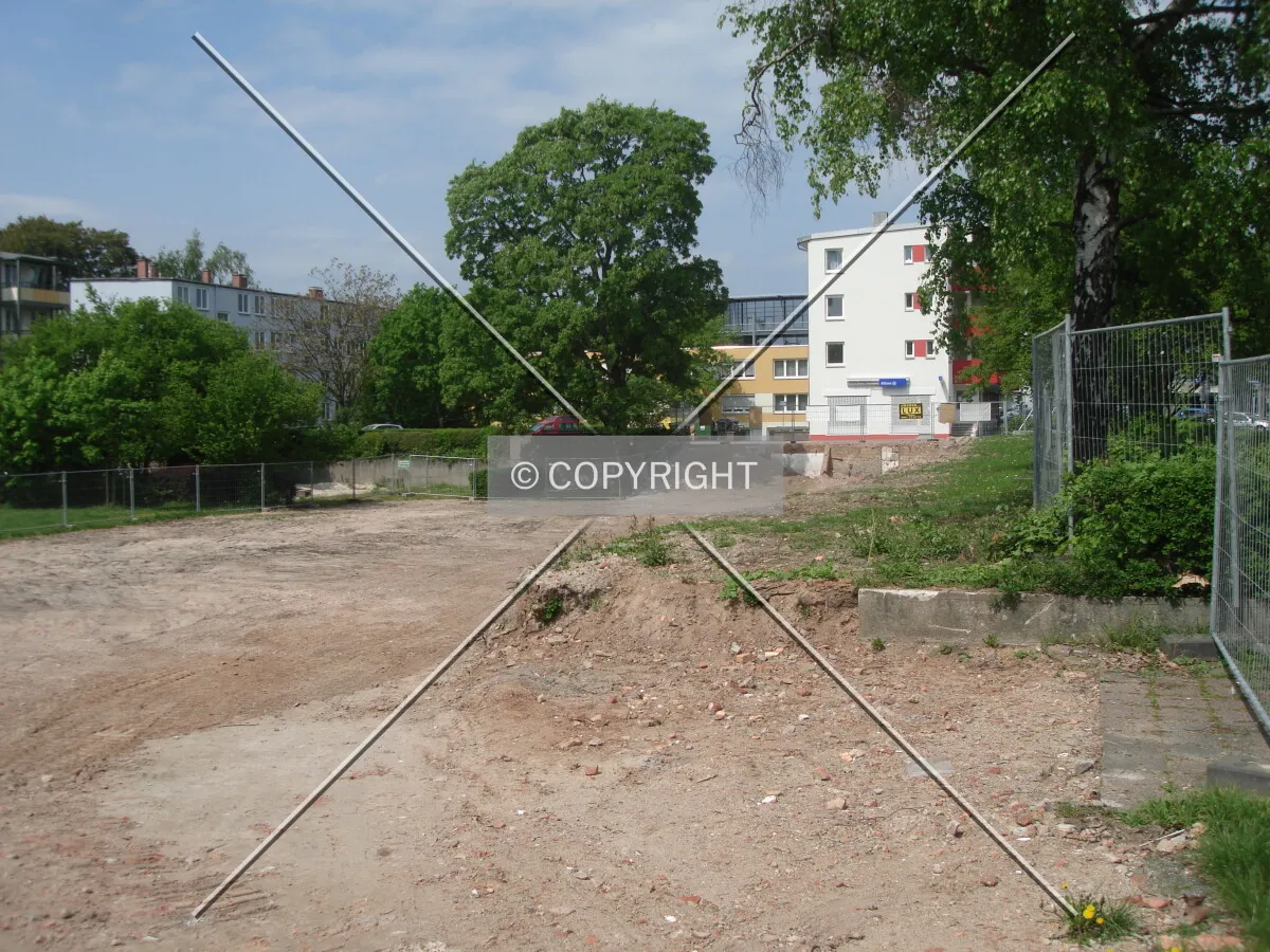 The site for the proposed building