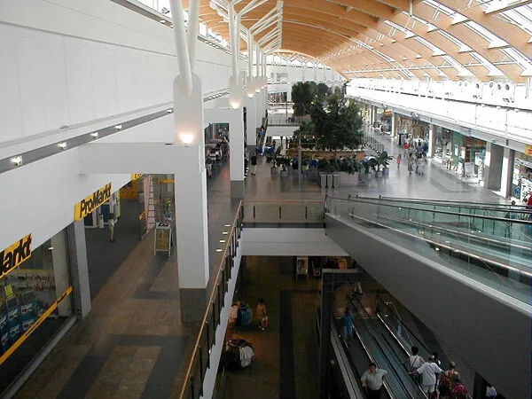 Inside the mall