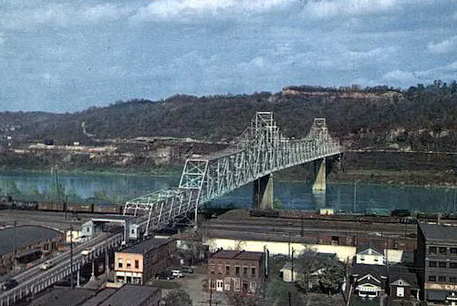 Vintage view from the southwest