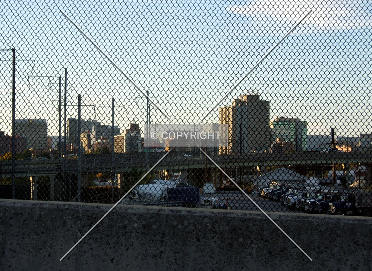 Downtown from the southeast