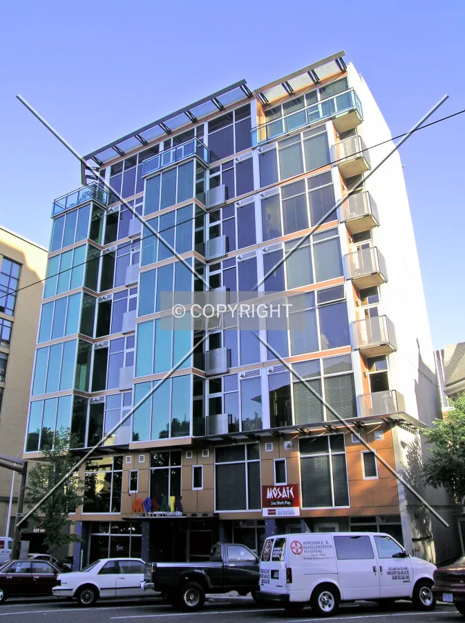 Eastern view of the building