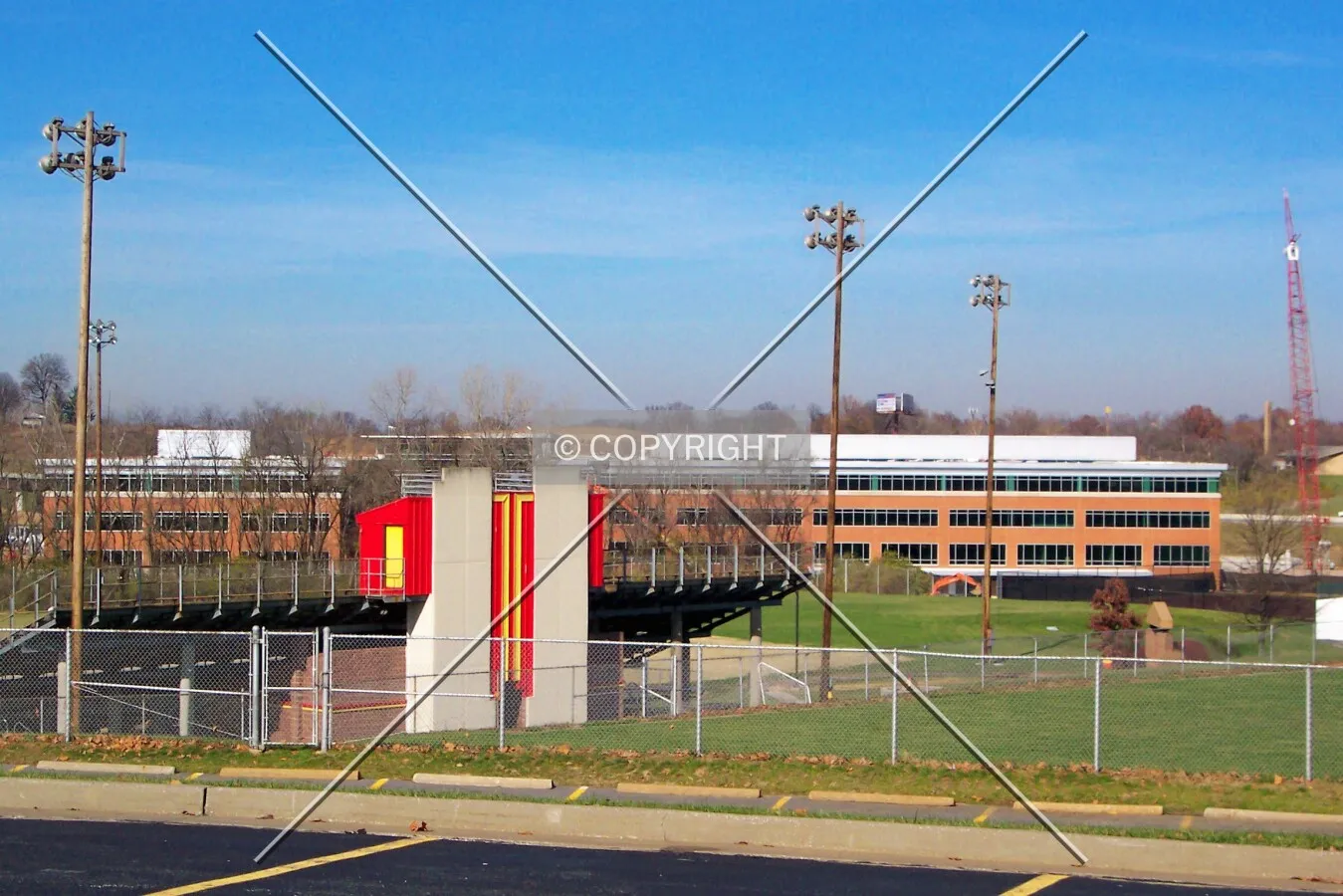 View from the University of Missouri St. Louis campus to the south