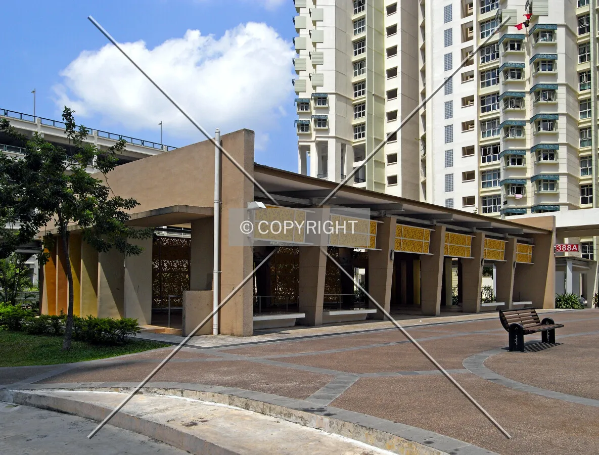 View from the southeast