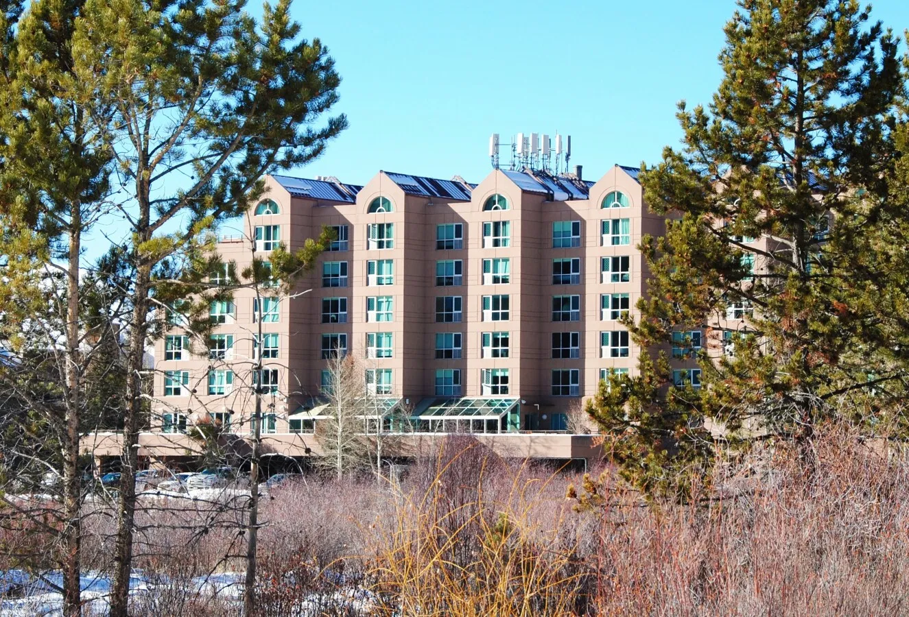 View from the east