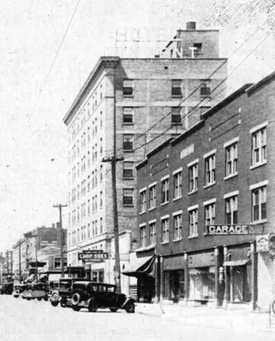 Vintage view from the east