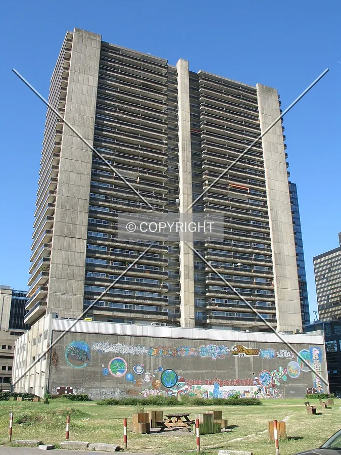 View from the northeast