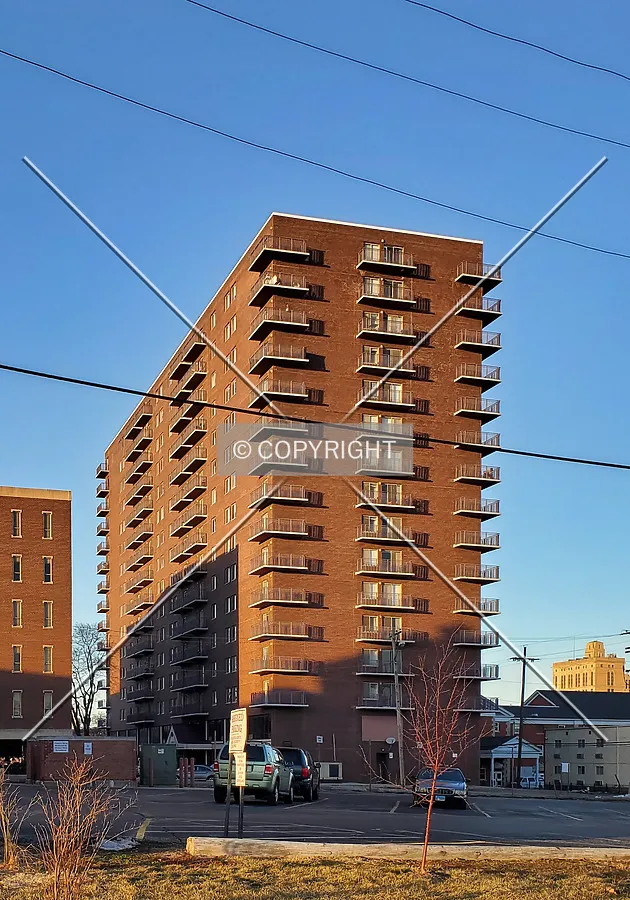 Southwest view; February 2, 2020
