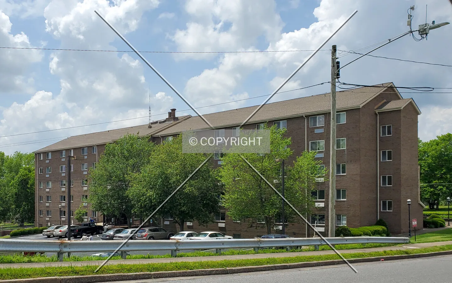 Northeast view; May 16, 2020