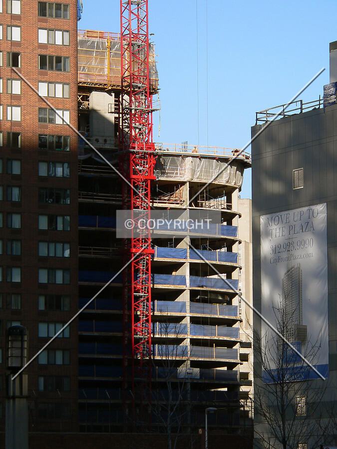 View to the northeast from Cityfront Plaza
