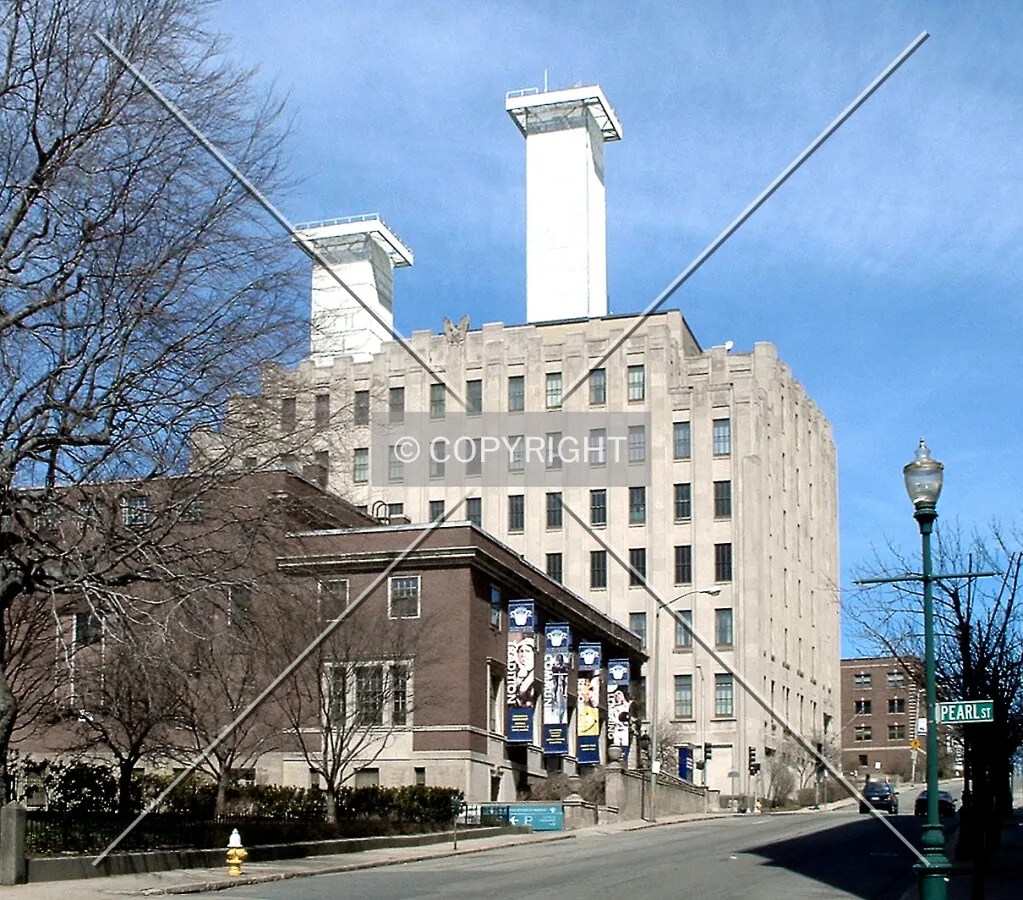 View from the south along Chestnut Street