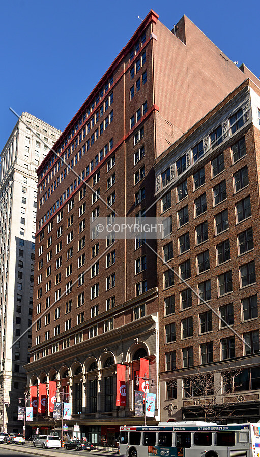 View from the southwest on Broad Street