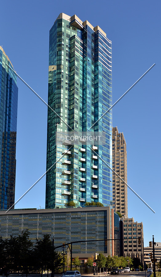View from the southeast at Hudson and Morris Streets