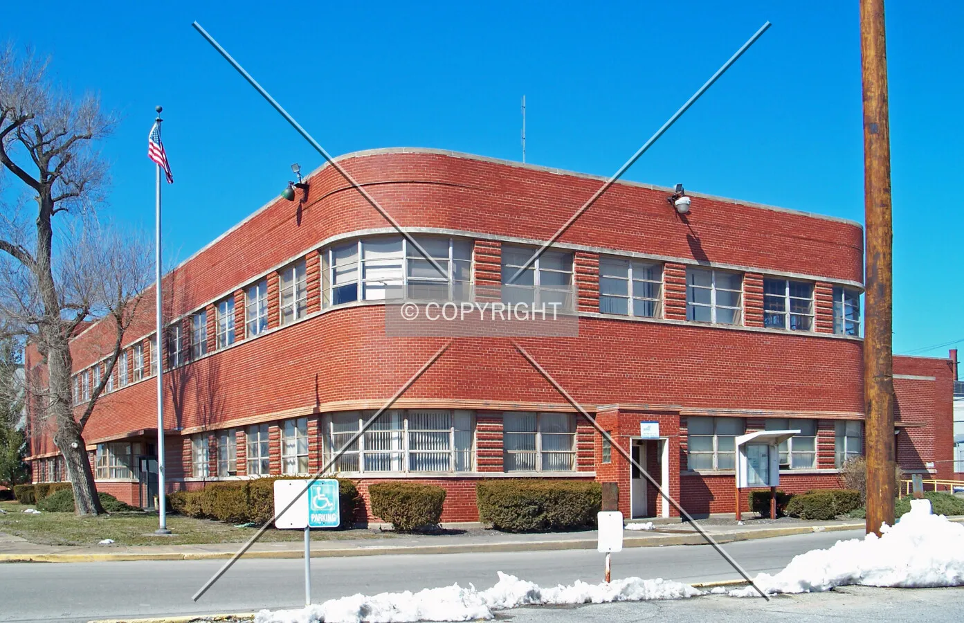 View from the southeast; March 8, 2008