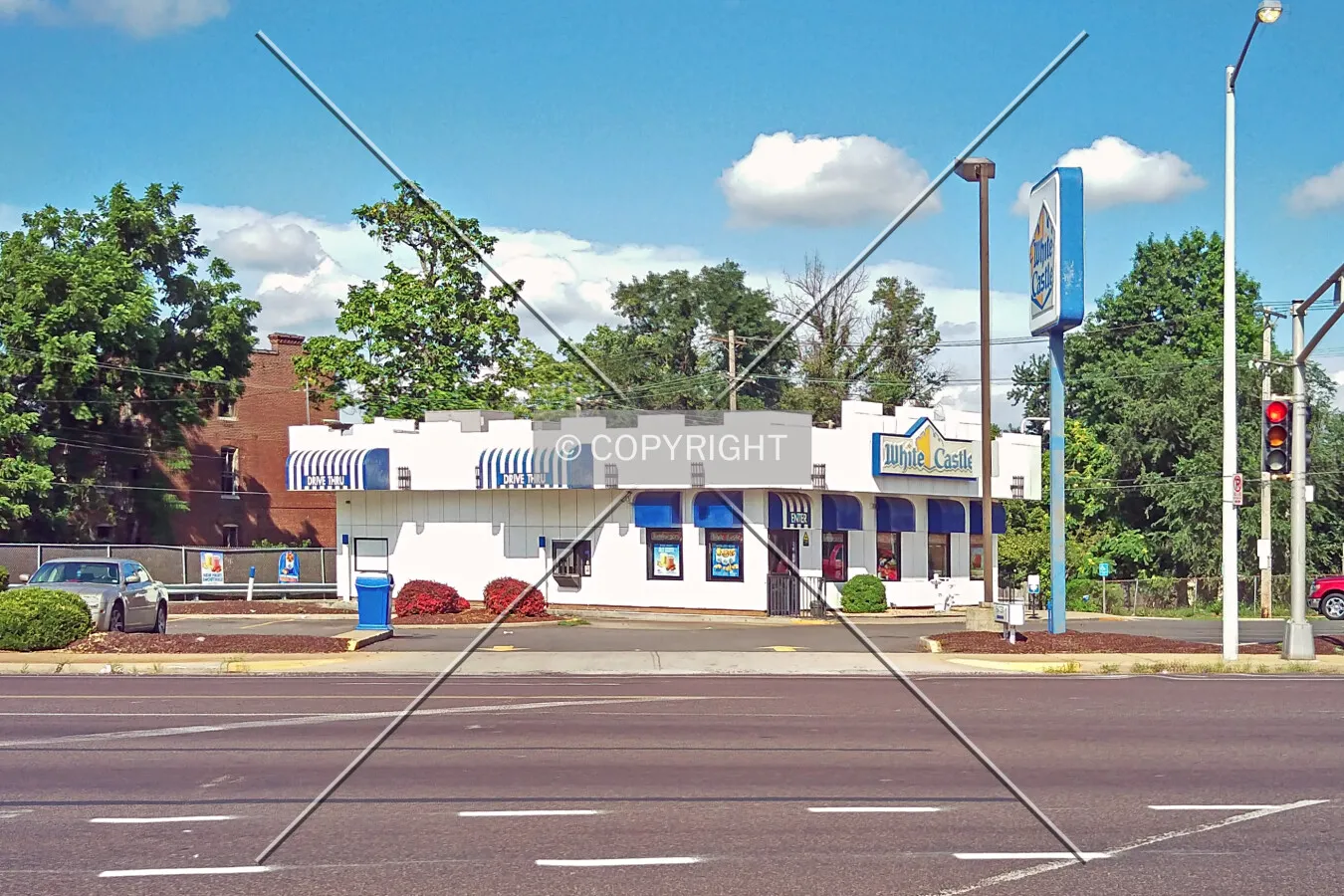 View from the west; July 29, 2015