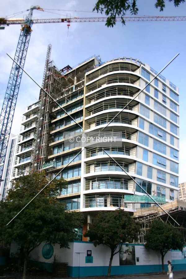 View northeast from Adelaide Road