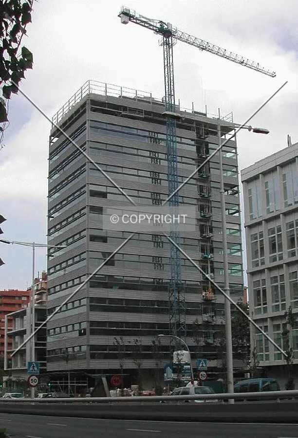 View of the building from the other side of the street