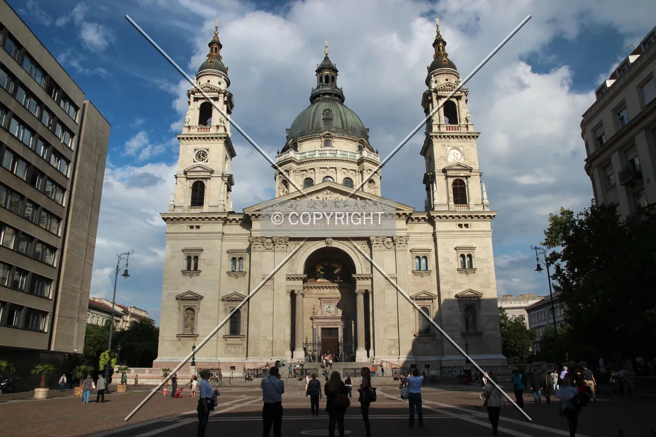 View from Szent István tér