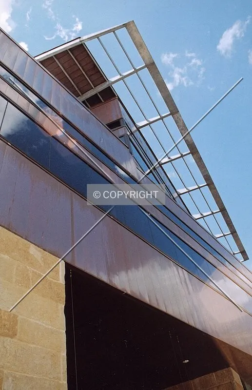 Facade detail on the east side