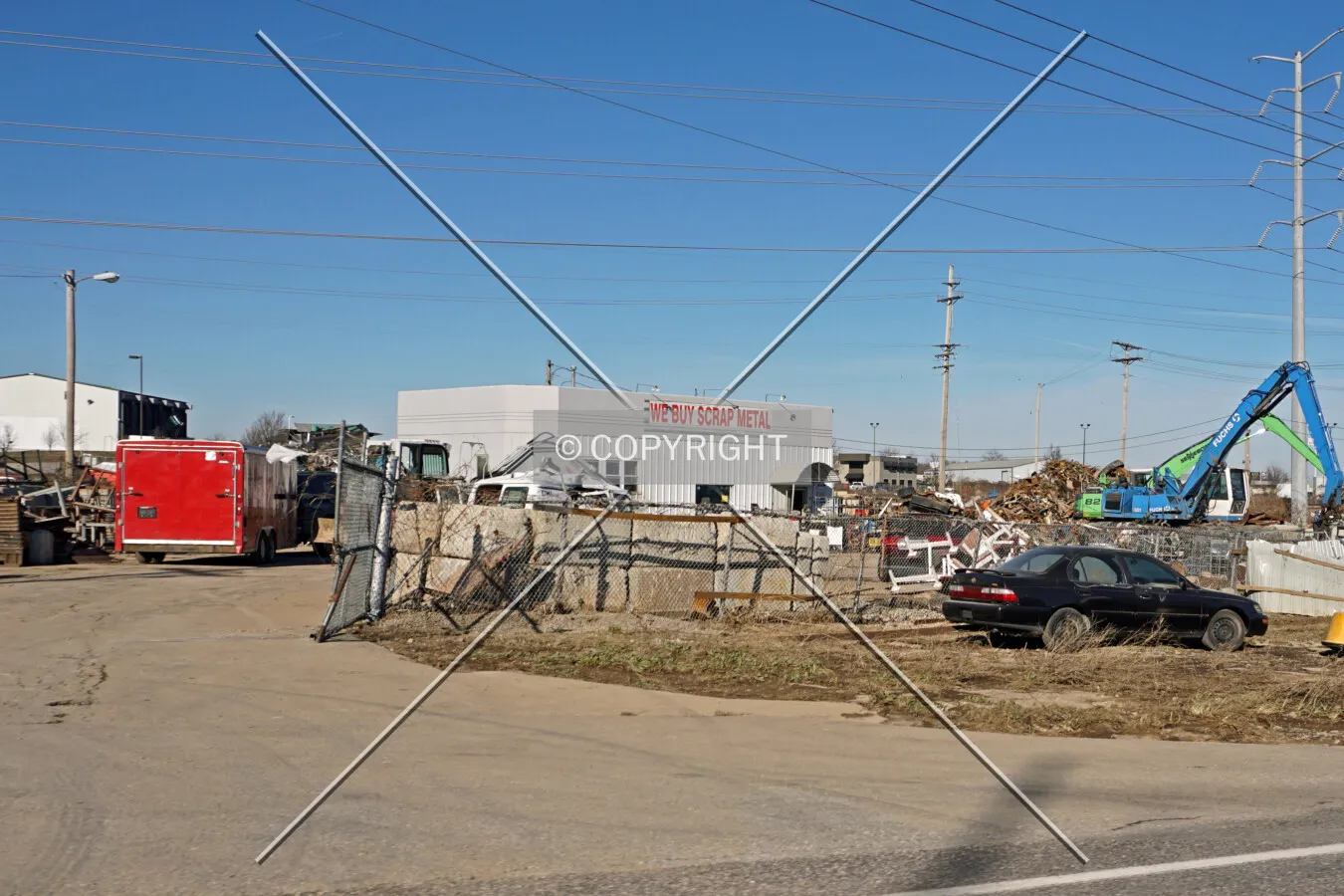 View from the south; January 5, 2016