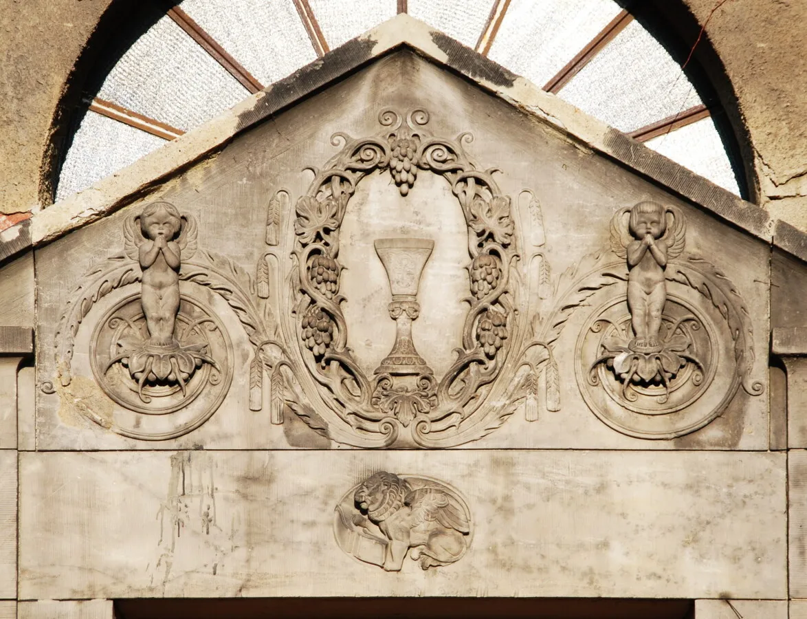 Ornaments over the main entrance