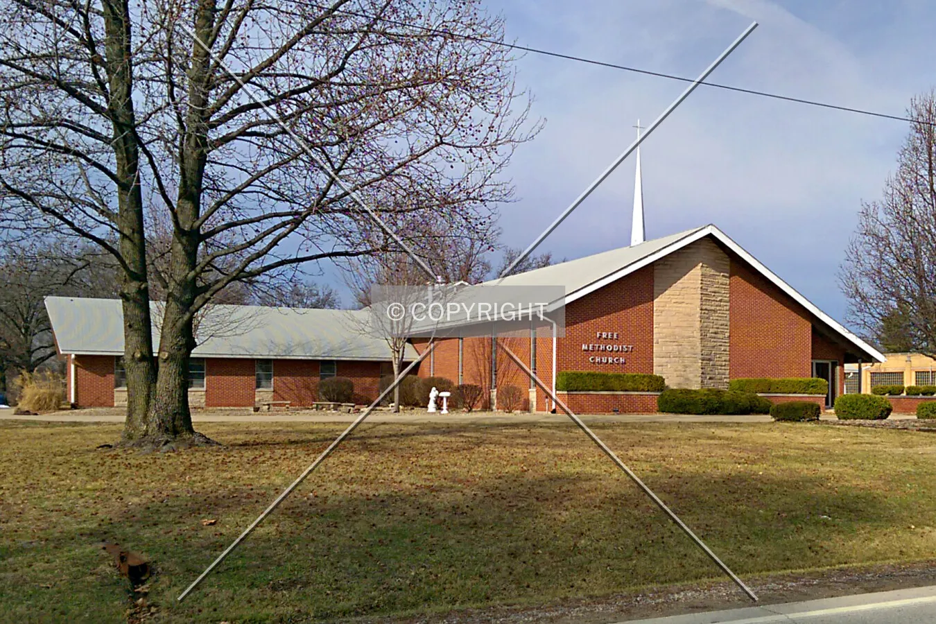 View from the southwest; March 14, 2015