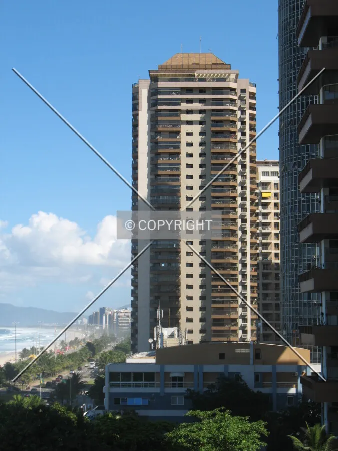 Seen from a nearby building